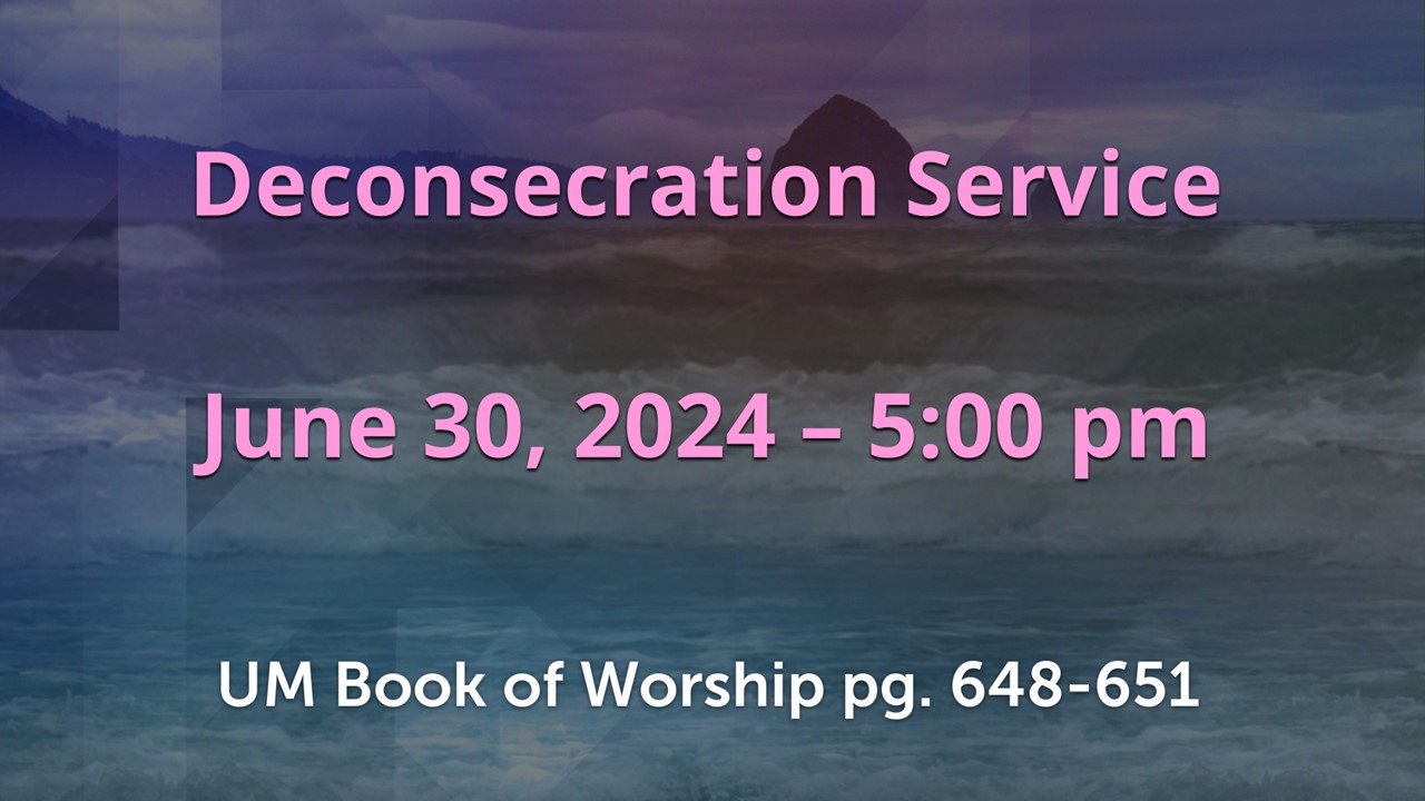 Deconsecration Service